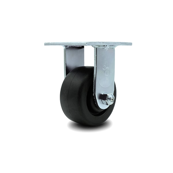 4 Inch Polyolefin Wheel Rigid Caster with Ball Bearing